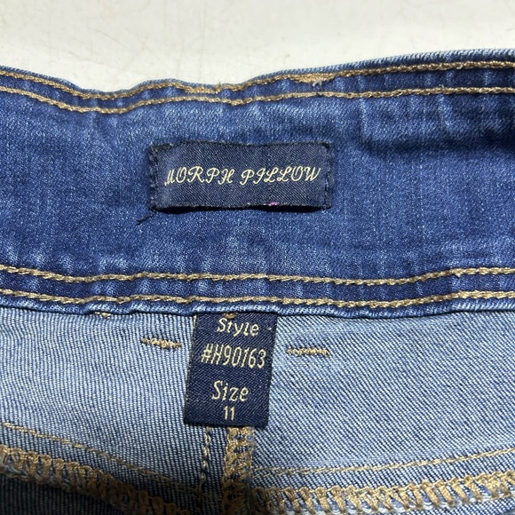 Morph Pillow Skinny Jeans Womens Sz 11 Blue Pockets High Rise Stretch - Picture 3 of 7